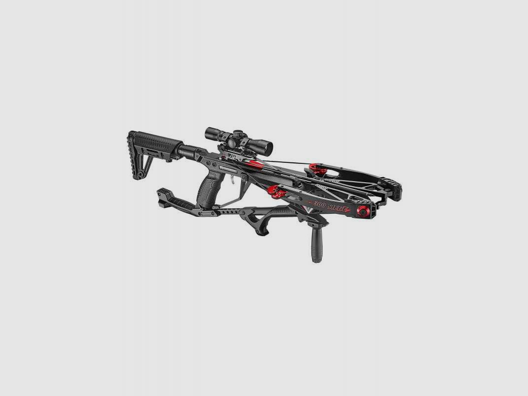 EK Archery Compound Armbrust Siege 150 lbs / 300 fps mit Cobra System Komplettset