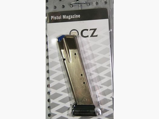 Original 19-Schuss Magazin (17+2) CZ Shadow 1 u. 2 - SP01 - CZ75B - SportII (IPSC) 9mm 9x19 NICKEL!