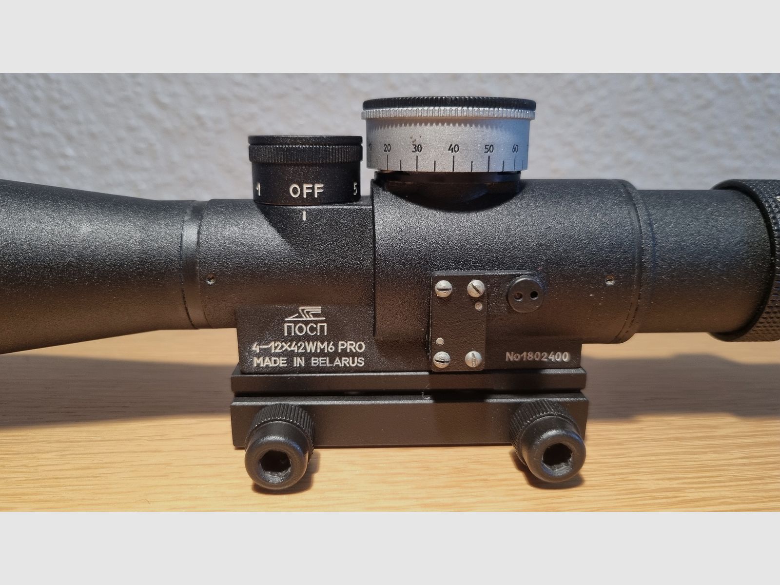 Belarusian scope BelOMO POSP 4-12x42 WM6 PRO like new! PSO-1 / Russia / Soviet Union / USSR