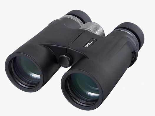 DDoptics Fernglas 8x32 waterproof FMC BAK4 Prismen mit Tasche und Trageriemen