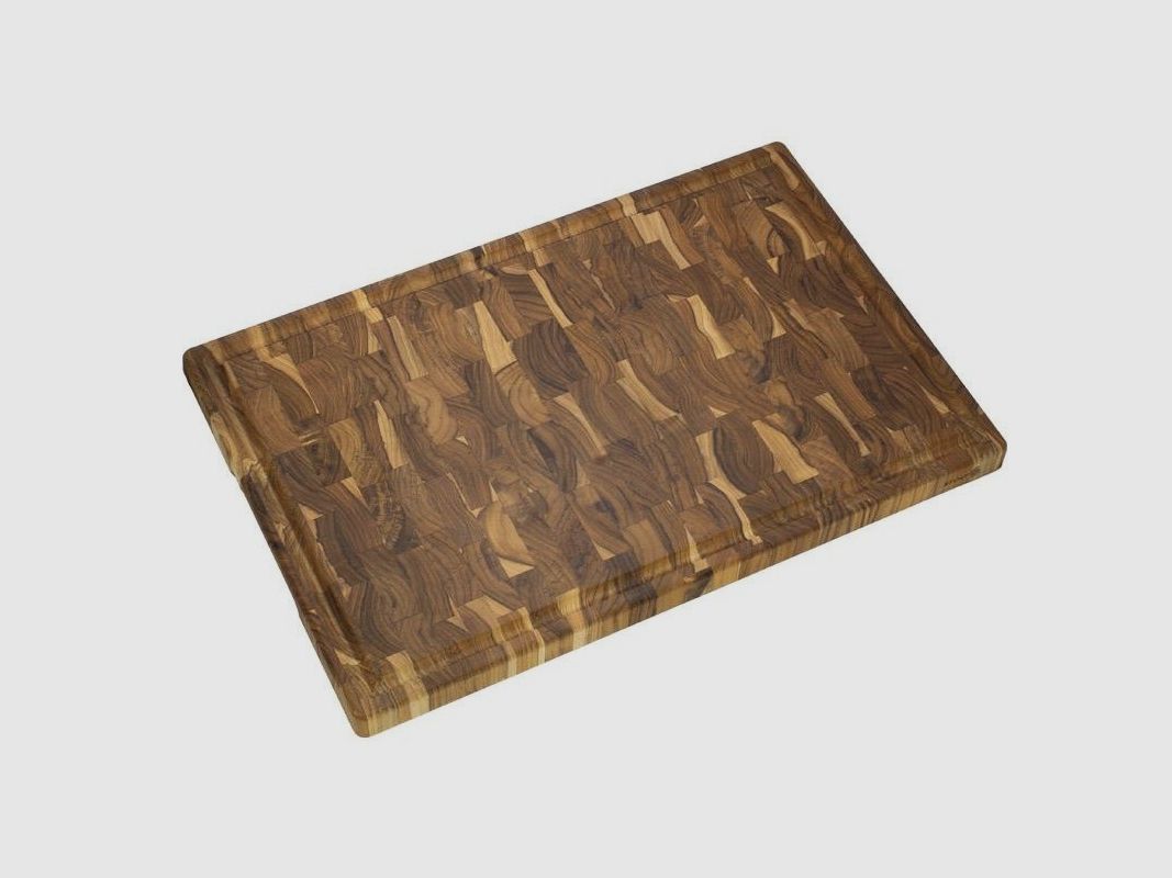Schneidebrett Block Teak Holz endgrain Stolf supreme 58,5X38X3,2cm, Bild 1 von 3