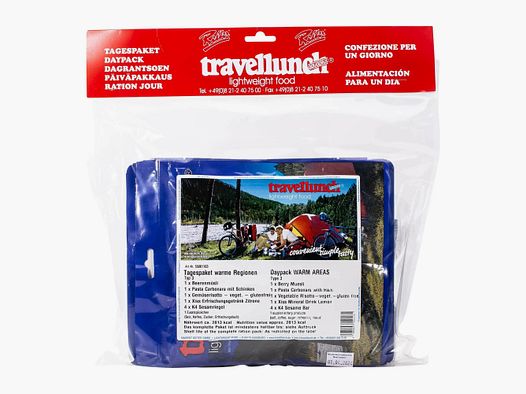Travellunch Tagespaket warme Regionen Typ 3