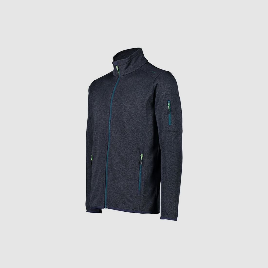 CMP Herren Jacke Knit-Tech-Fleece mit Mesh