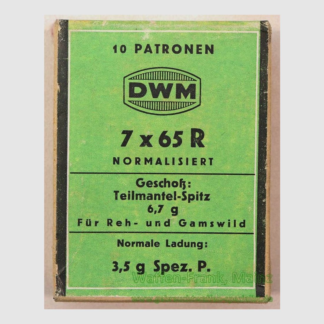 DWM, Karlsruhe Büchsenpatronen 7x65R