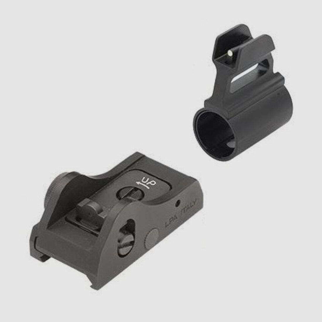 LPA W/P Visierset Ghostring Small/weiß 12GA