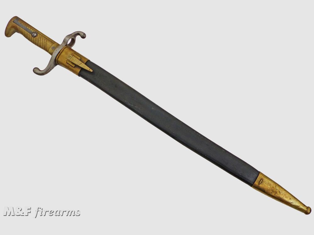 Deutsches (Braunschweigisches) Bajonett Infanterie-Seitengewehr (SG) M 1871 TS: 92.R.1.238