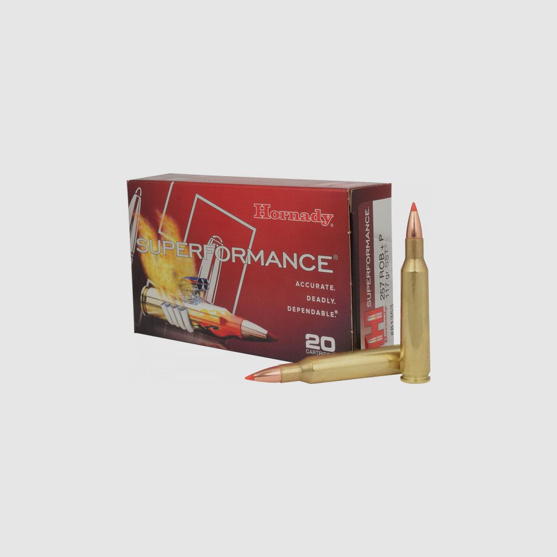 Hornady Superformance .257 Roberts SST 117 grs Büchsenpatronen