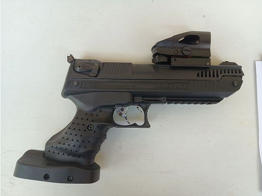 Zoraki HP 01 pré-compression avec lunette Red Dot, munitions, boîte à balles, cibles