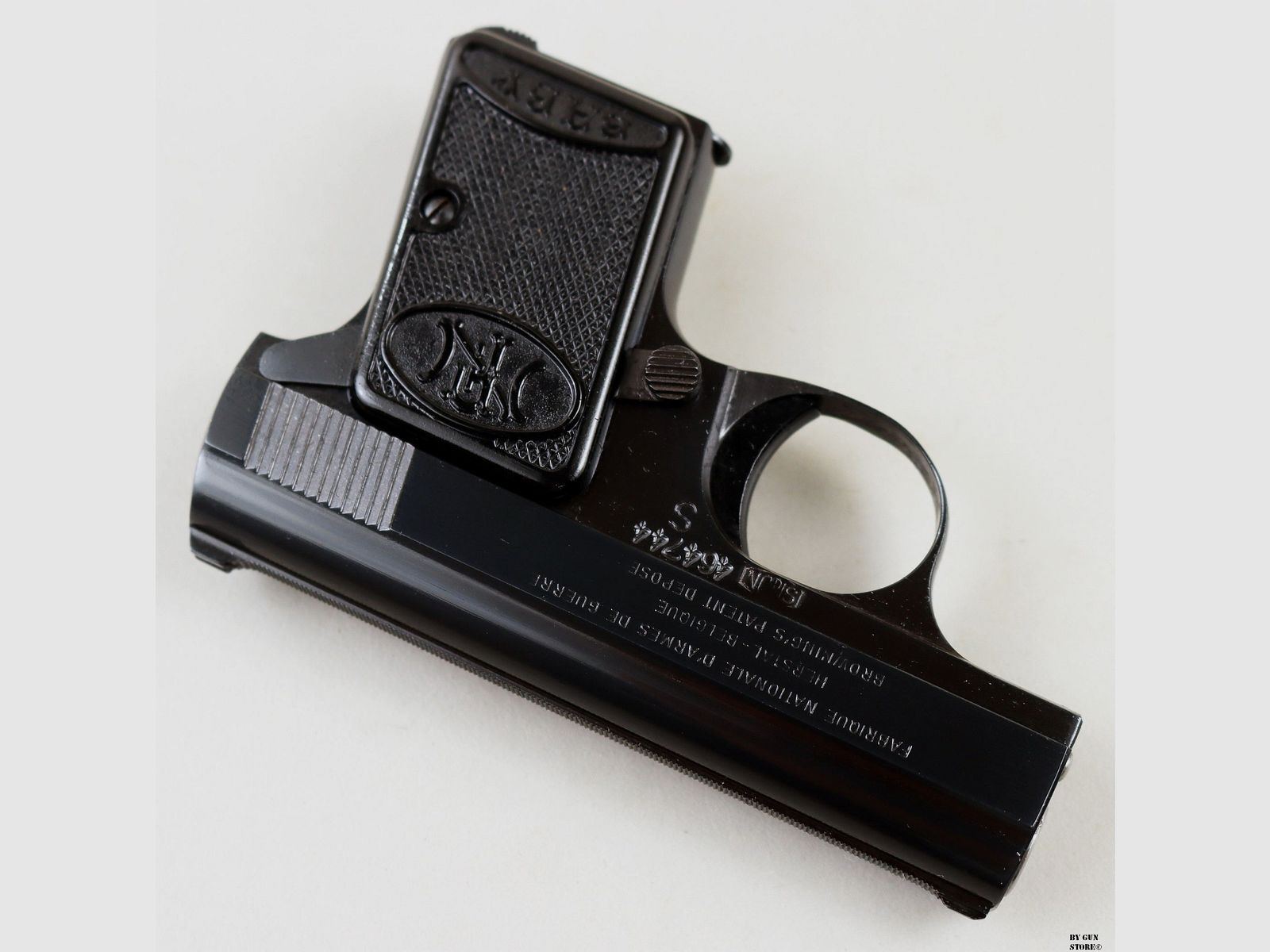 Pistola Fabrique Nationale F.N. mod. Baby cal. 6,35 matr. 464744, immagine 5 di 11