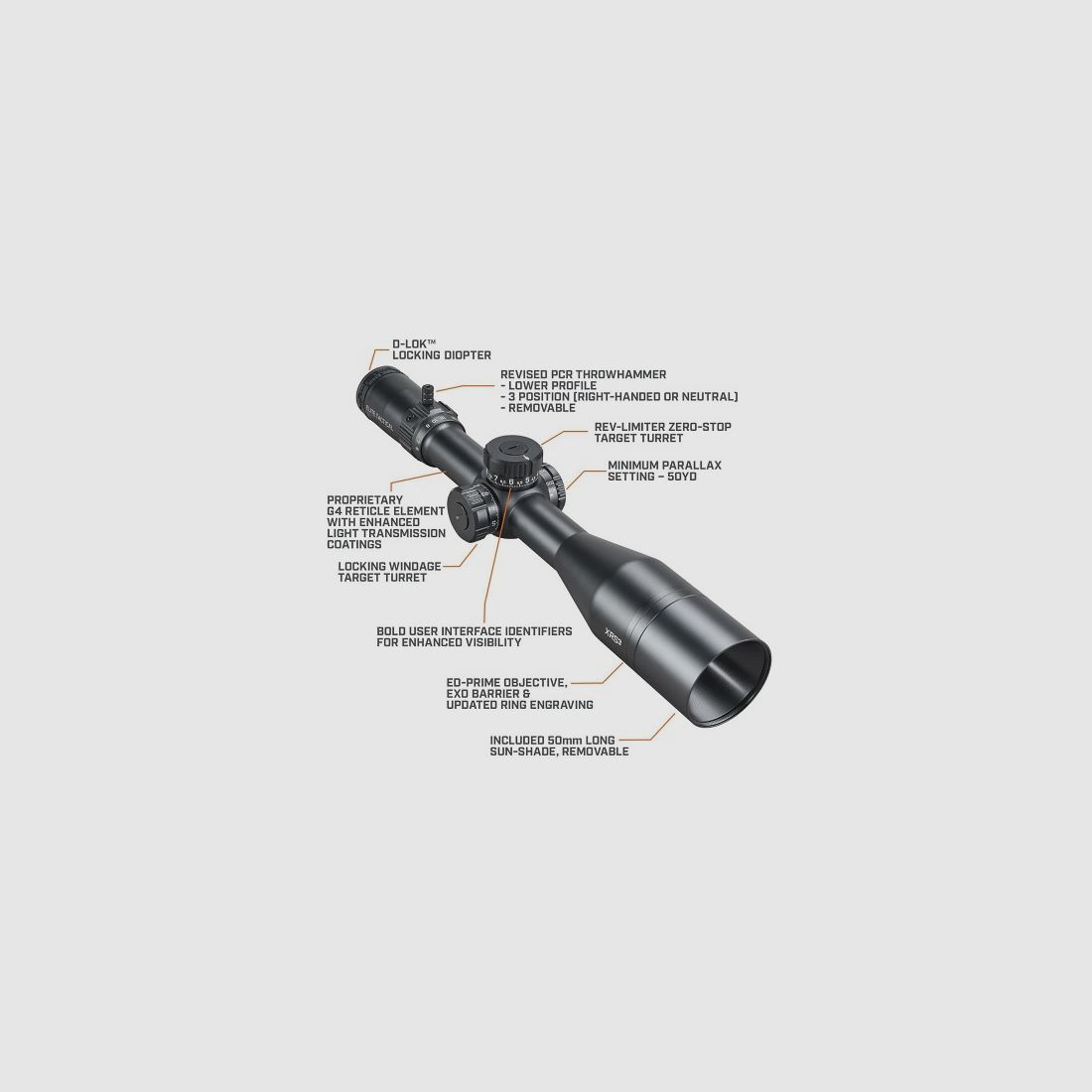 BUSHNELL XRS3 BLACK ELITE TACTICAL ED- PRIME 6-36x56 – Longrange Richtkijker