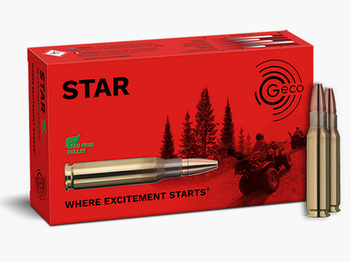 Geco 2413833 .308 Win. Star 10,7g 165grs. Bleifrei Deformationsgeschoss