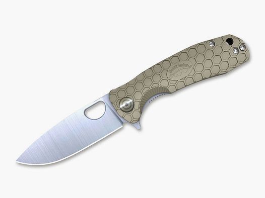Cuchillo plegable Flipper D2 Pequeño Tan