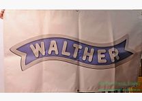 Walther - Ulm Werbebanner Walther-Logo auf LKW-Plane