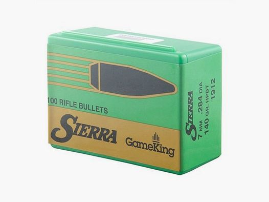 SIERRA BULLETS 7MM (0.284″) 140GR HOLLOW POINT BOAT TAIL 100/BOX