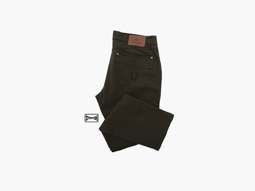 FORESTA Fivepocket Jeans Olijf