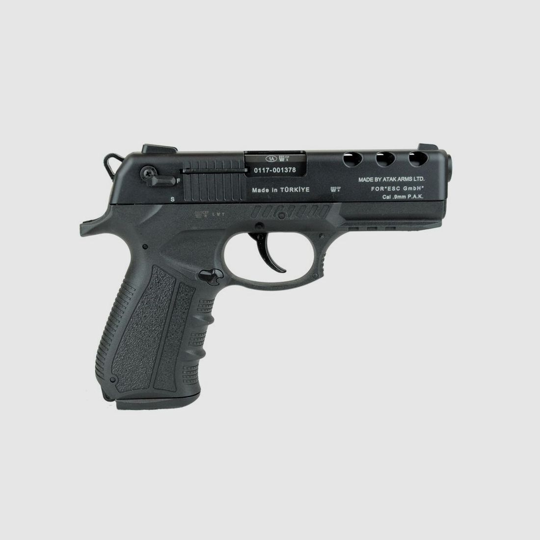 Zoraki 4918 Schwarz, 18 Schuss