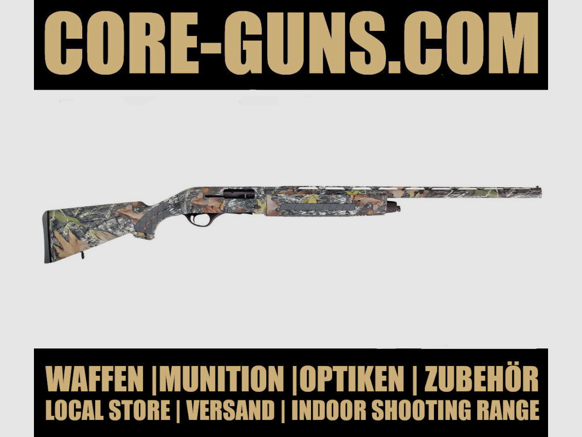 HUBERTUS Extreme 71cm 12/76 halbautomatische Flinte CAMO Selbstladeflinte Hubertus Extrem Camo Stahlschrotbeschuss