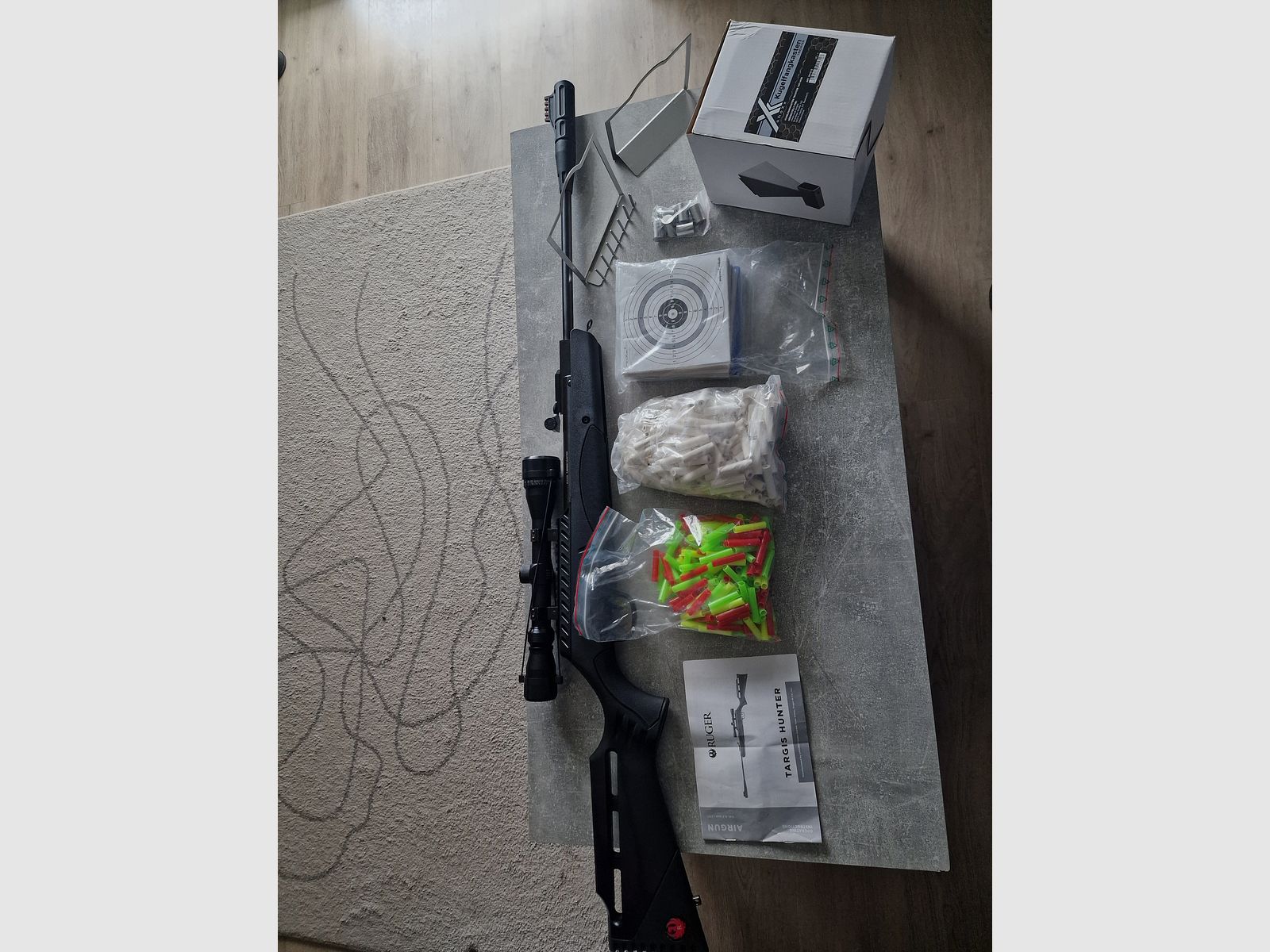 Unbenutzte Ruger Targis Hunter mit viel Zubehör und Tasche 