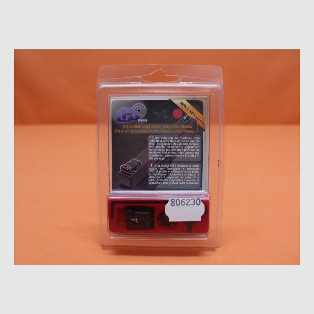 LPA. Pistole Heckler&Koch: LPA Carry Sight (SPS01HK30) Przyrząd celowniczy 3-Dot z punktami kontrastowymi (regulowany, BH 4,25mm)