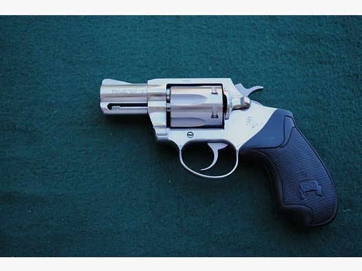 Colt Detective II, 2"LL, Stainless Steel high gloss polished, Colt rubber grip