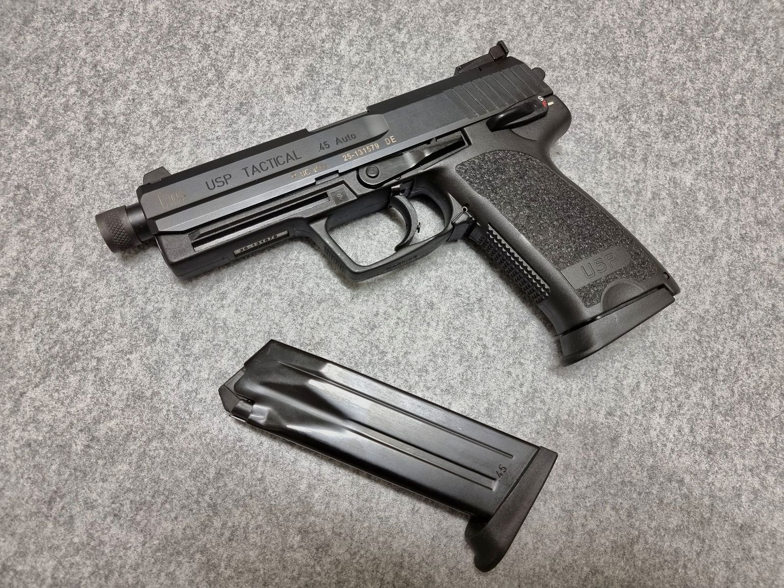 SET: Heckler&Koch USP Tactical Pistool .45 ACP met verwisselsysteem Expert 9mm Luger - H&K HK