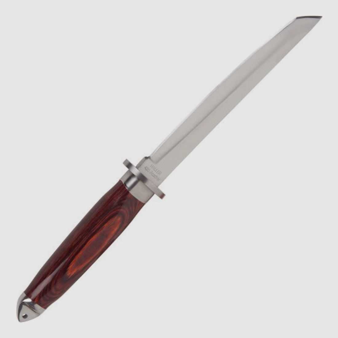 Cuchillo de cocina con mango de madera de pakka