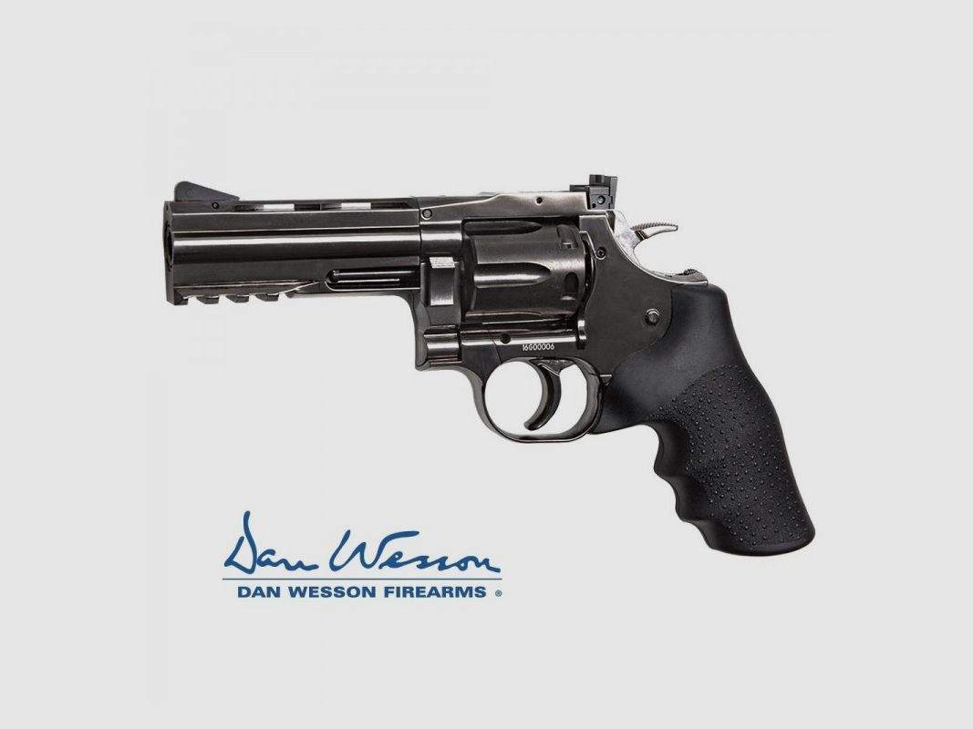 REVOLVER DAN WESSON 715 4" STAHL GRAU 4,5MM BBs