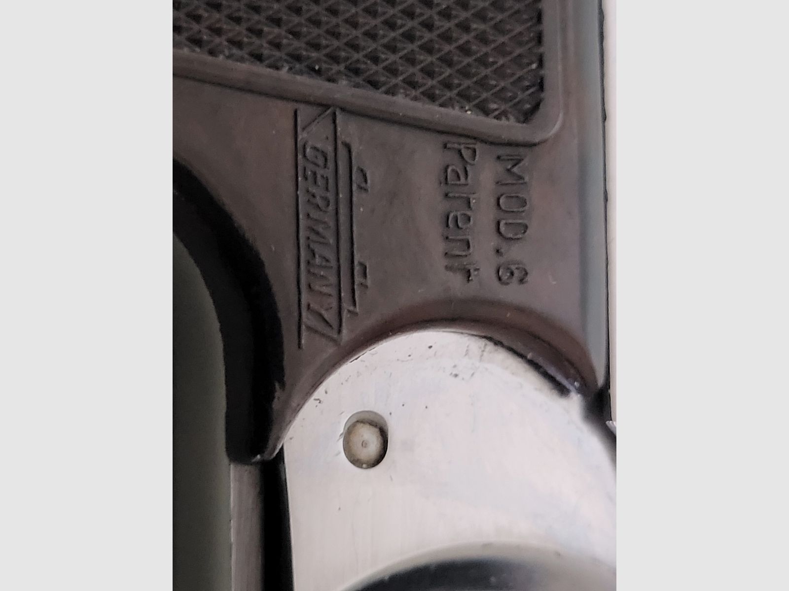 Seltene Alte Gaspistole - ORIGINAL EM-GE Gerstenberger & C0 Modell . 6 Patent - 1950er Jahre