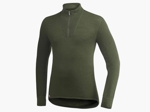 Woolpower Woolpower Rollkragenpullover Zip Turtleneck 200 - Schwarz / S Herren