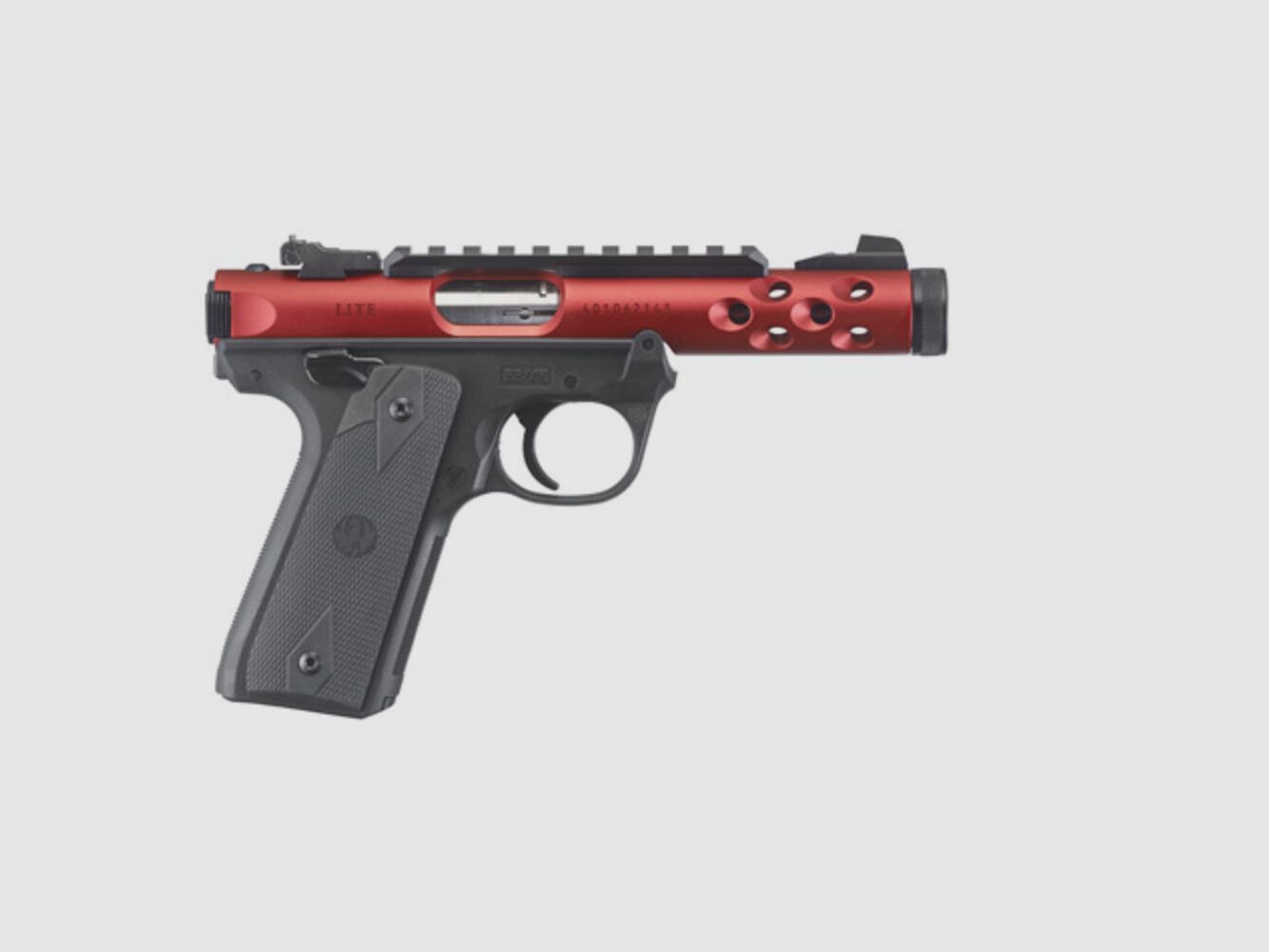 Ruger RUGER PISTOLE MARK IV 22/45 LITE .22 LR 4,4"/11,18CM ROT ANODIZED 1/2"-28