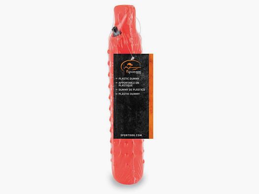 Kunststoff Hunde Dummy Orange