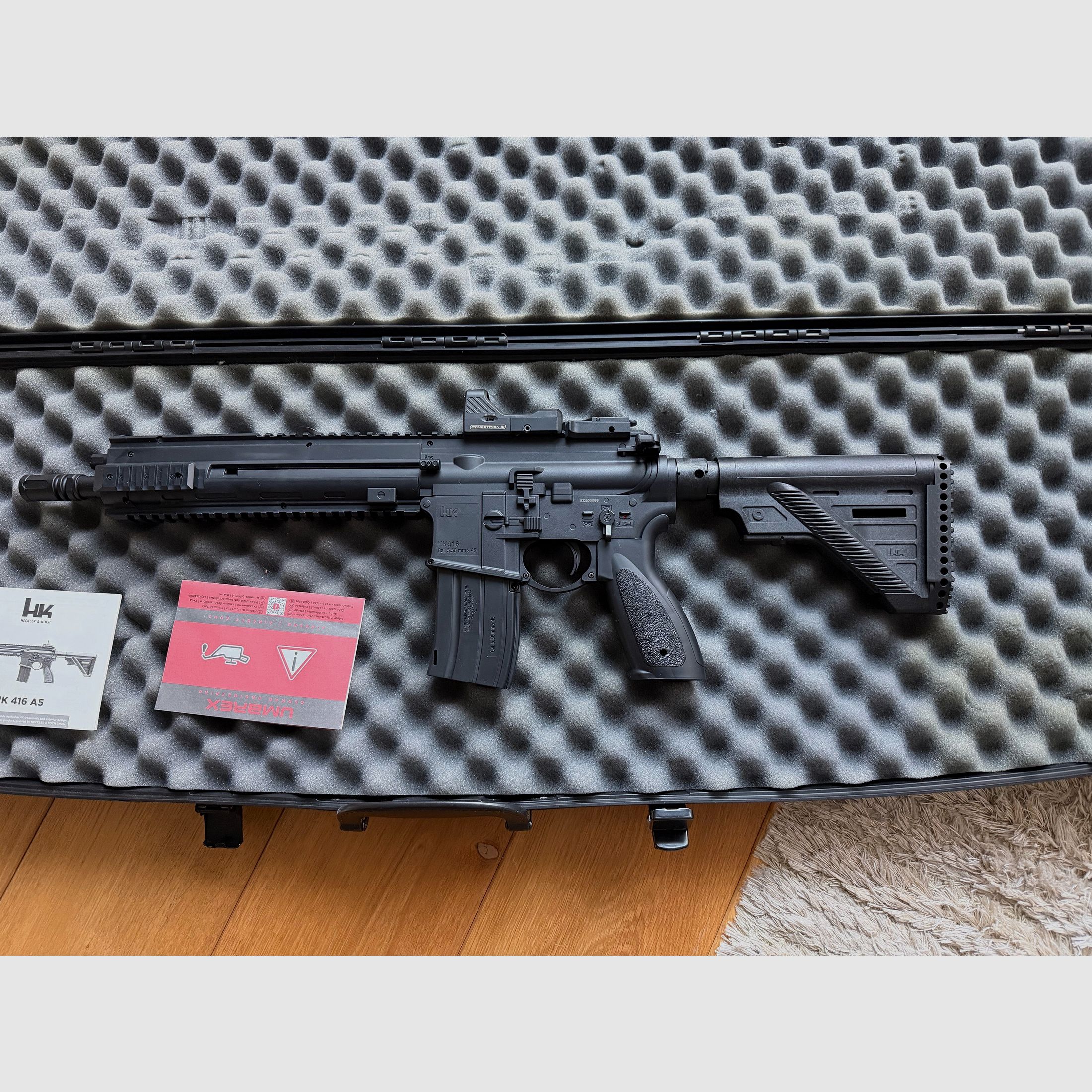 Heckler & Koch HK416 A5 cal. 4,5 mm Stahl BB Co2 | incluso valigetta per armi | come nuovo