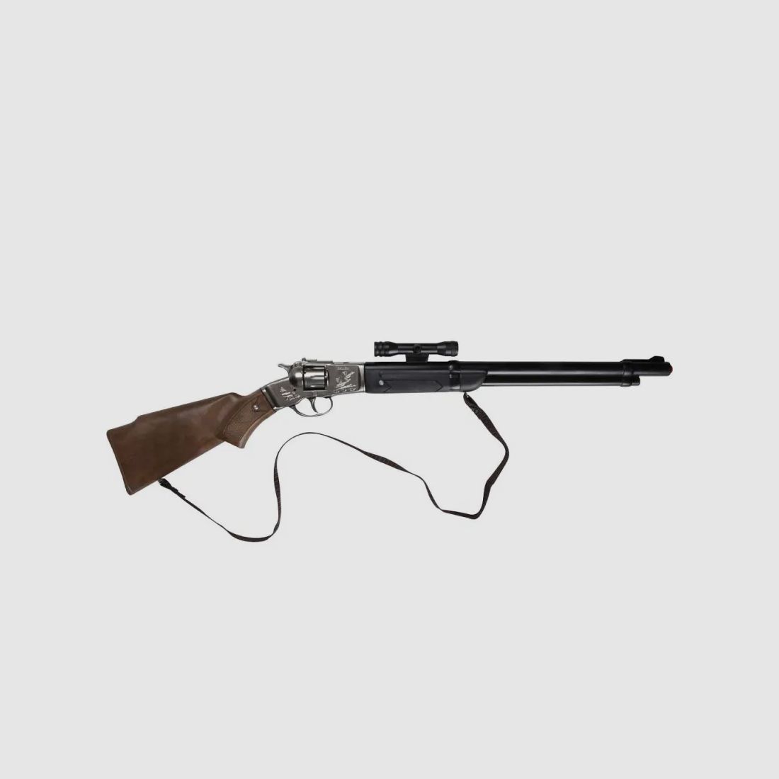 Flinte Cowboy 8 Schuss Metall Holzschaft Kind 60cm, Bild 1 von 6