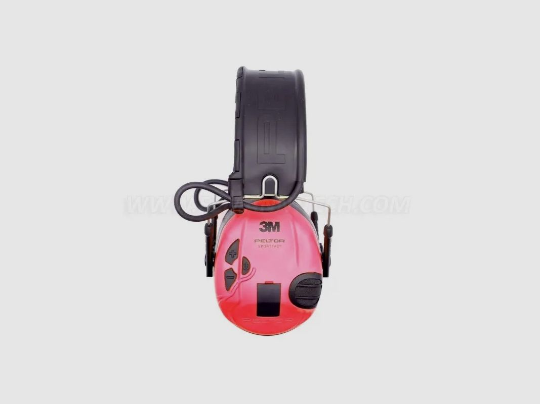 Gehörschutz Peltor SportTac Rot/Schwarz Elektronisch, Bild 5 von 5