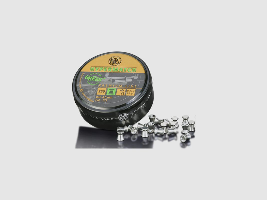 RWS DIABOLO HYPERMATCH 4,5 MM 0,33 G 250 STK