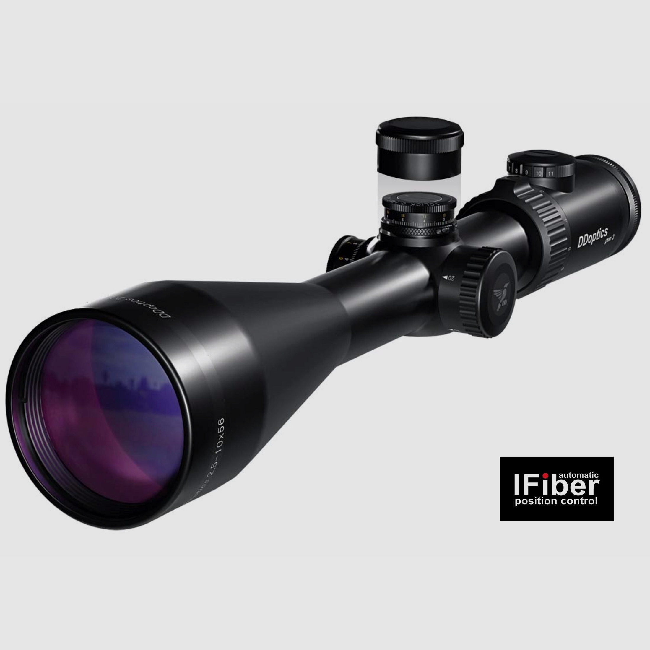 DDoptics 442511139.1 Zielfernrohr Nighteagle NFX V4 2,5-10x56 Gen3 A4N MRAD iFiber