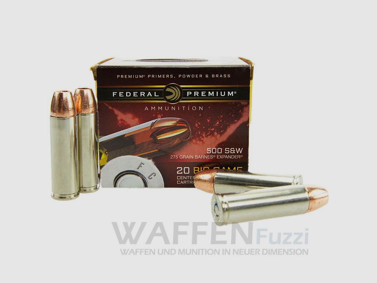 Federal Premium Barnes Expander .500 S&W 275GR HP