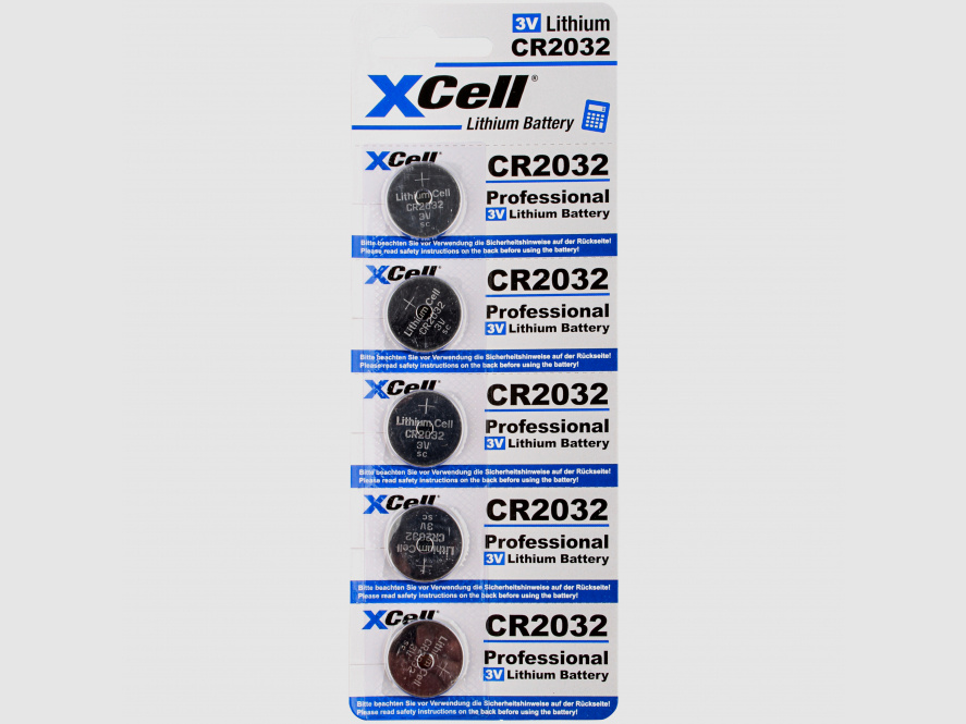 XCell       XCell   Lithium Knopfzellen Batterien 3 V (CR2032)