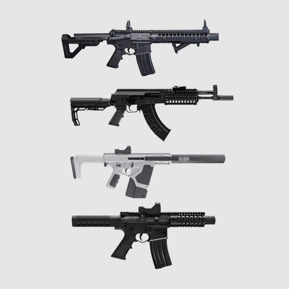 Pack Crosman Gewehre Vollautomatisch C4.5