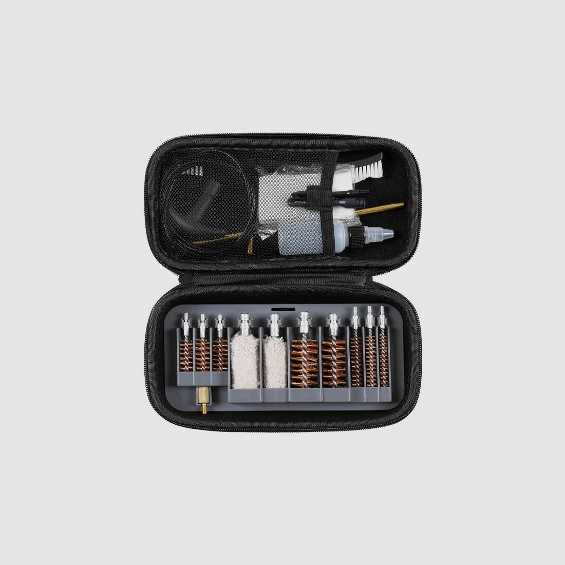 Gewehr Reinigung - Set / Waffenreinigung + Box - f. cal. .12,.20,.45, .40, .357/.38/9mm,.30,.270,.22