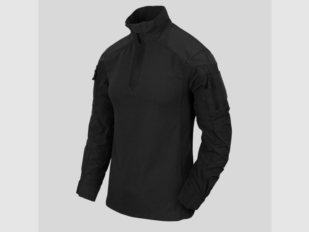 Helikon MCDU Combat Shirt in Nyco Ripstop, nero (BL-MCD-NR-01), immagine 6 di 6