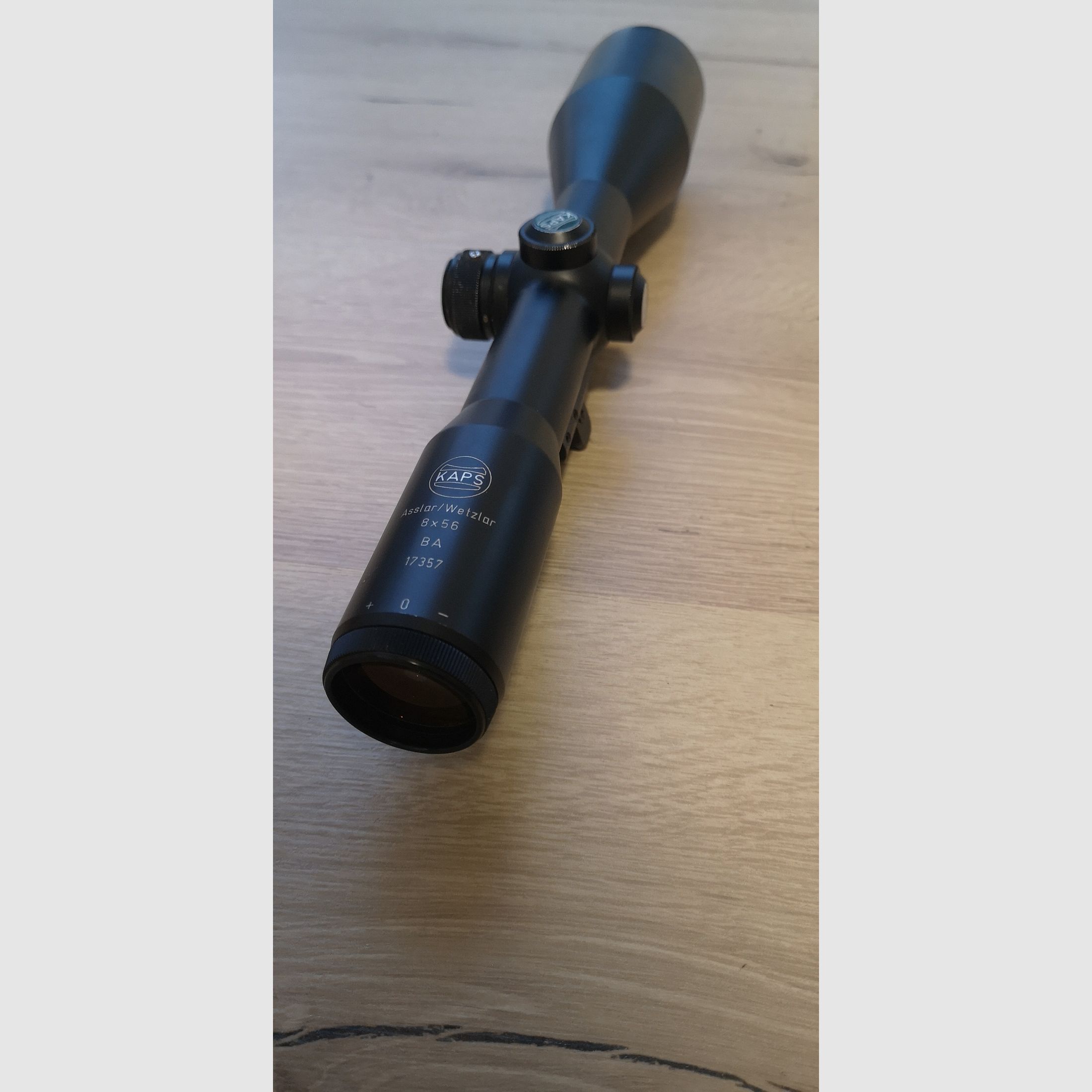 Zielfernrohr KAPS 8x56 uit Asslar/Wetzlar inclusief originele Blaser Sattelmontage