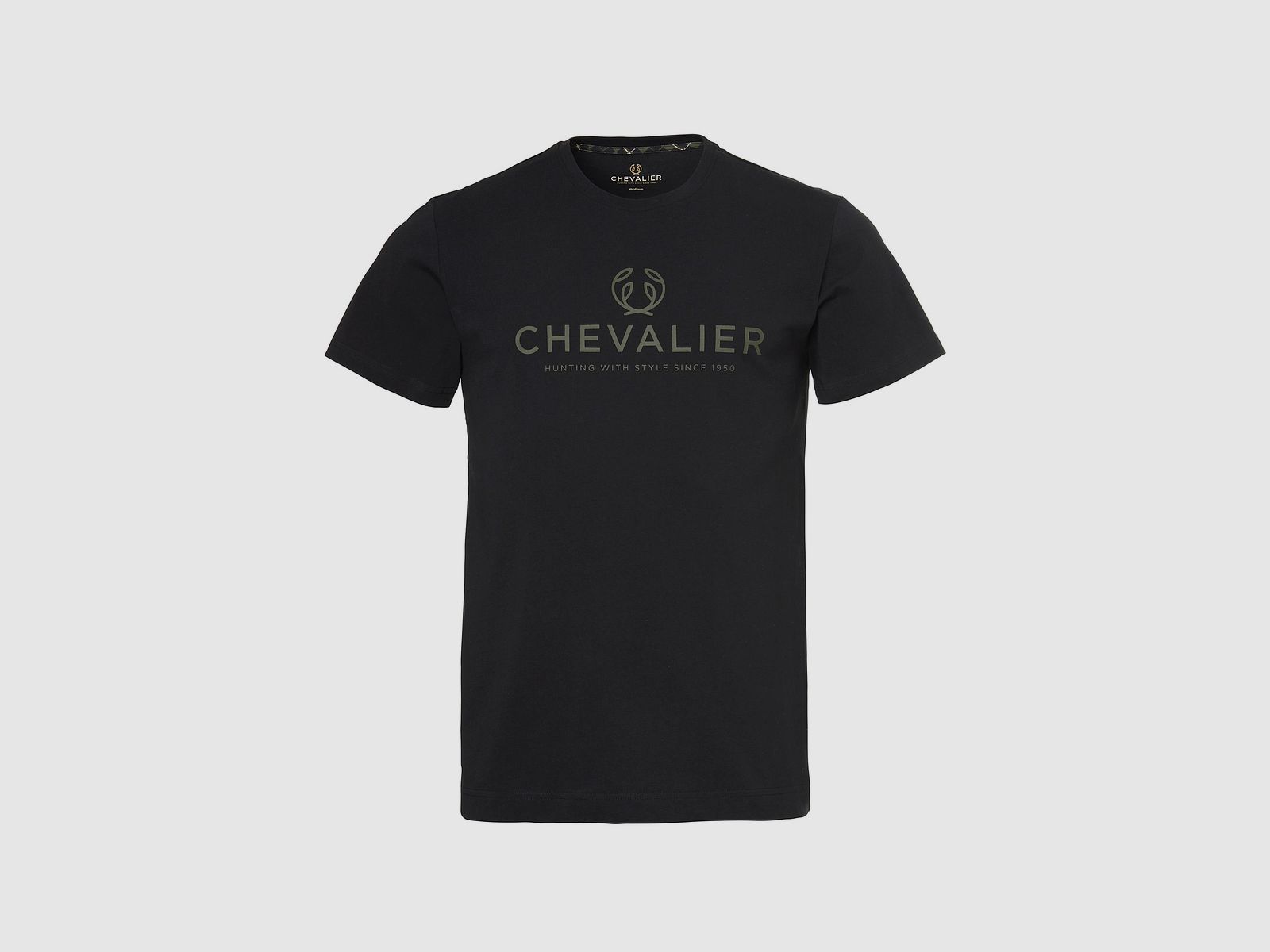 Chevalier Logo T-shirt Black Night Herren XXXL