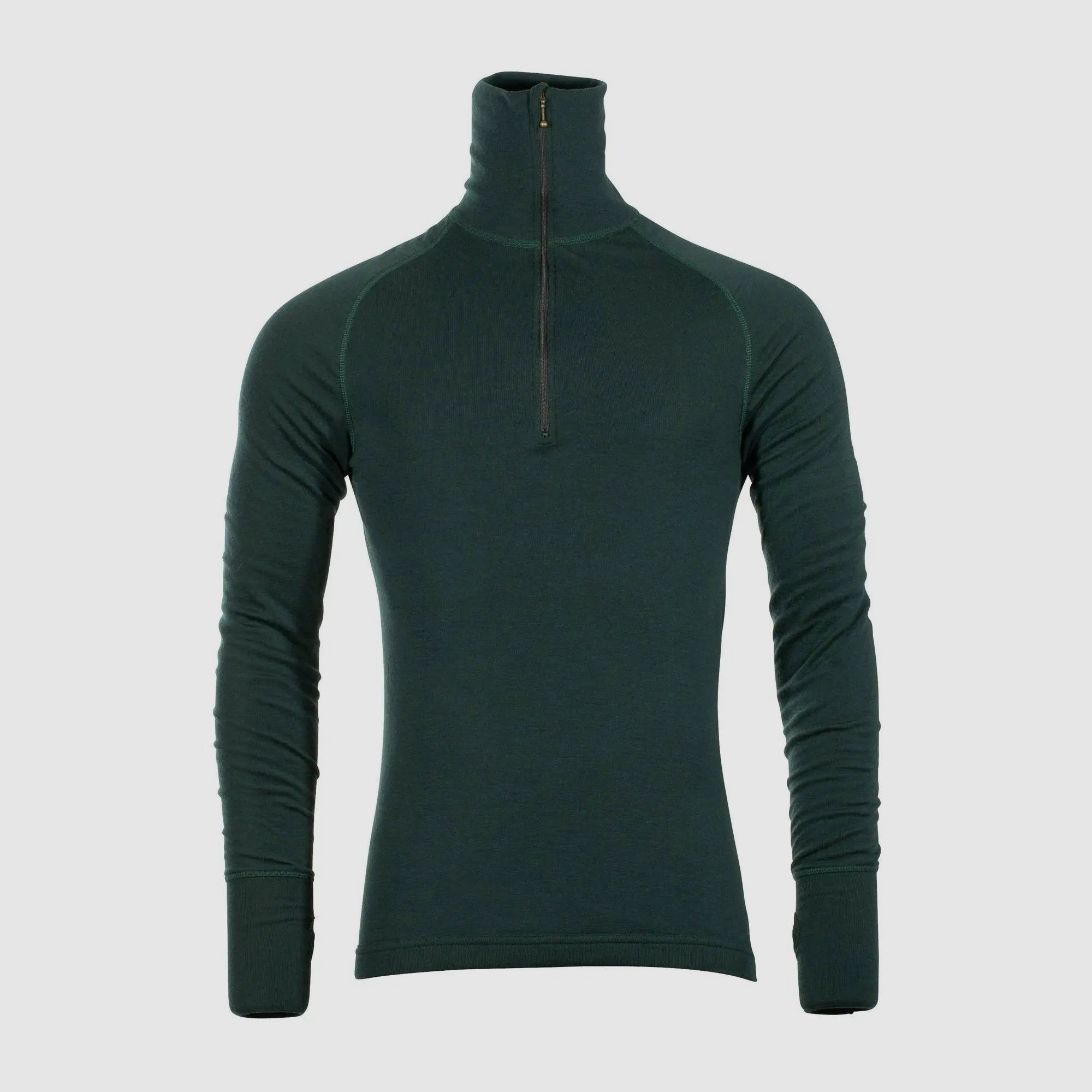 Brynje Brynje Longsleeve Arctic Double Zip Polo grün