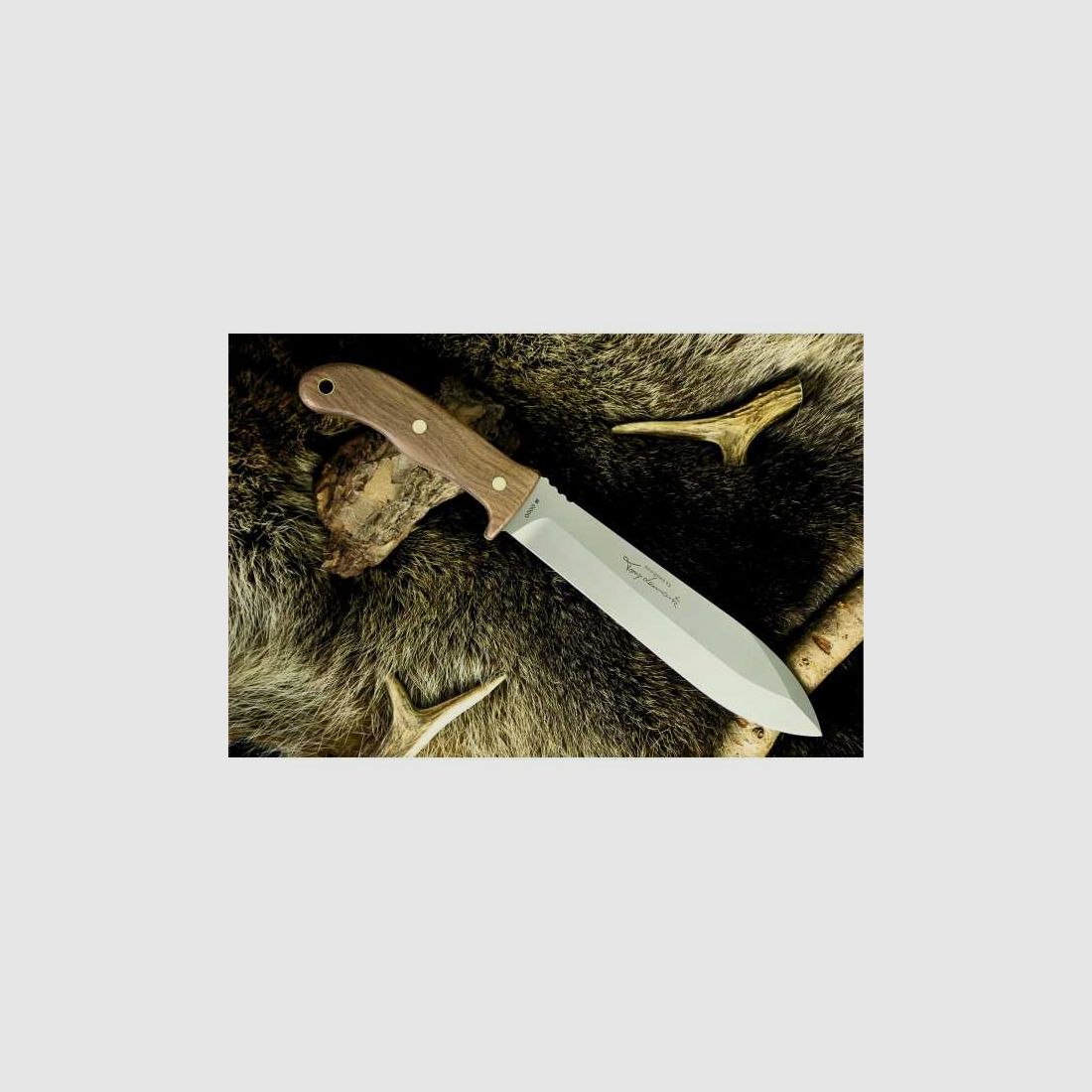 PUMA Robuster Nussbaumholz BÖHLER N690 Messer Tony Lennartz