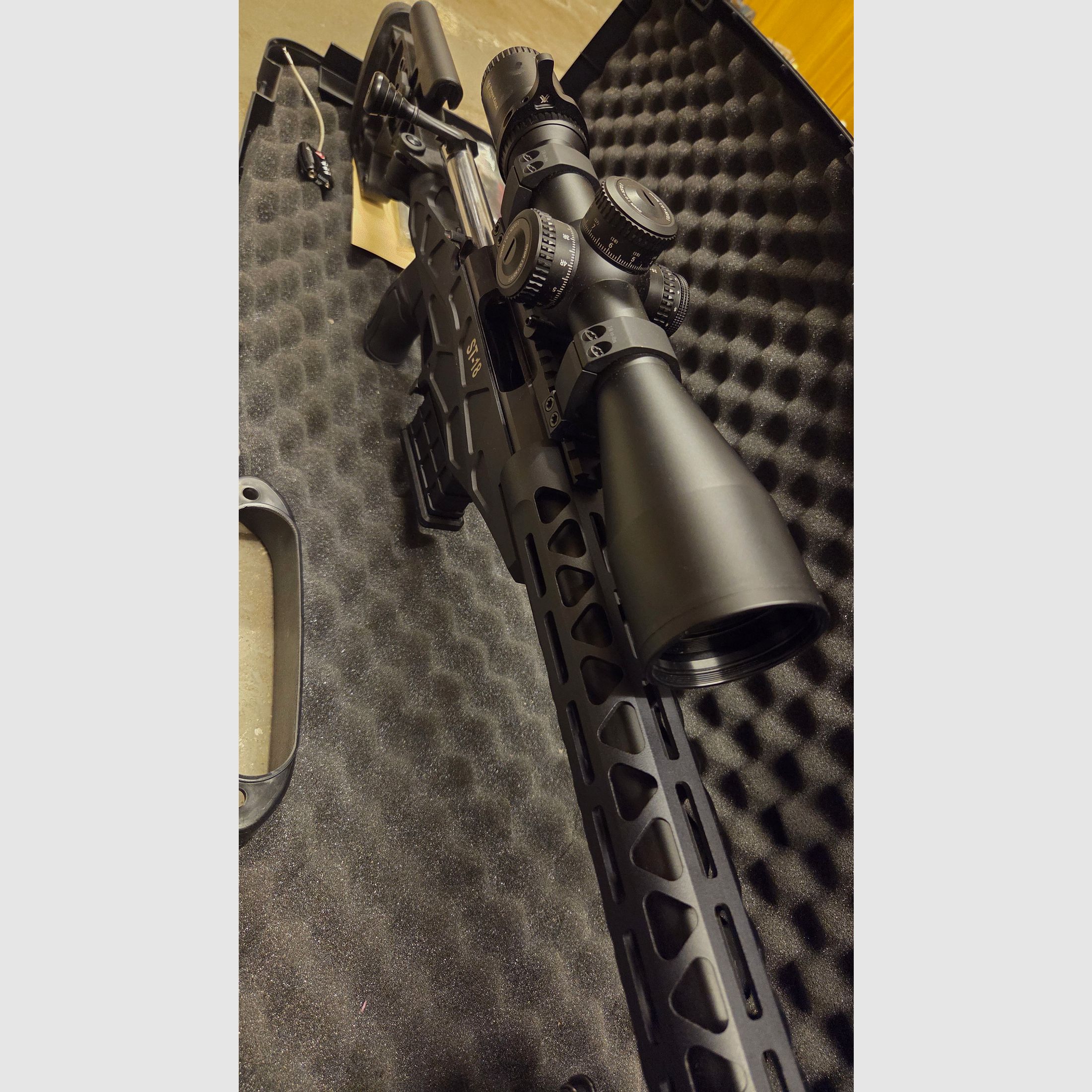 Sabatti ST18 Key-Mod + Vortex Strike Eagle 5-25x56 + Zweibein + Montage + Koffer Präzisionsgewehr .308Win - opt.Munition - Long Range