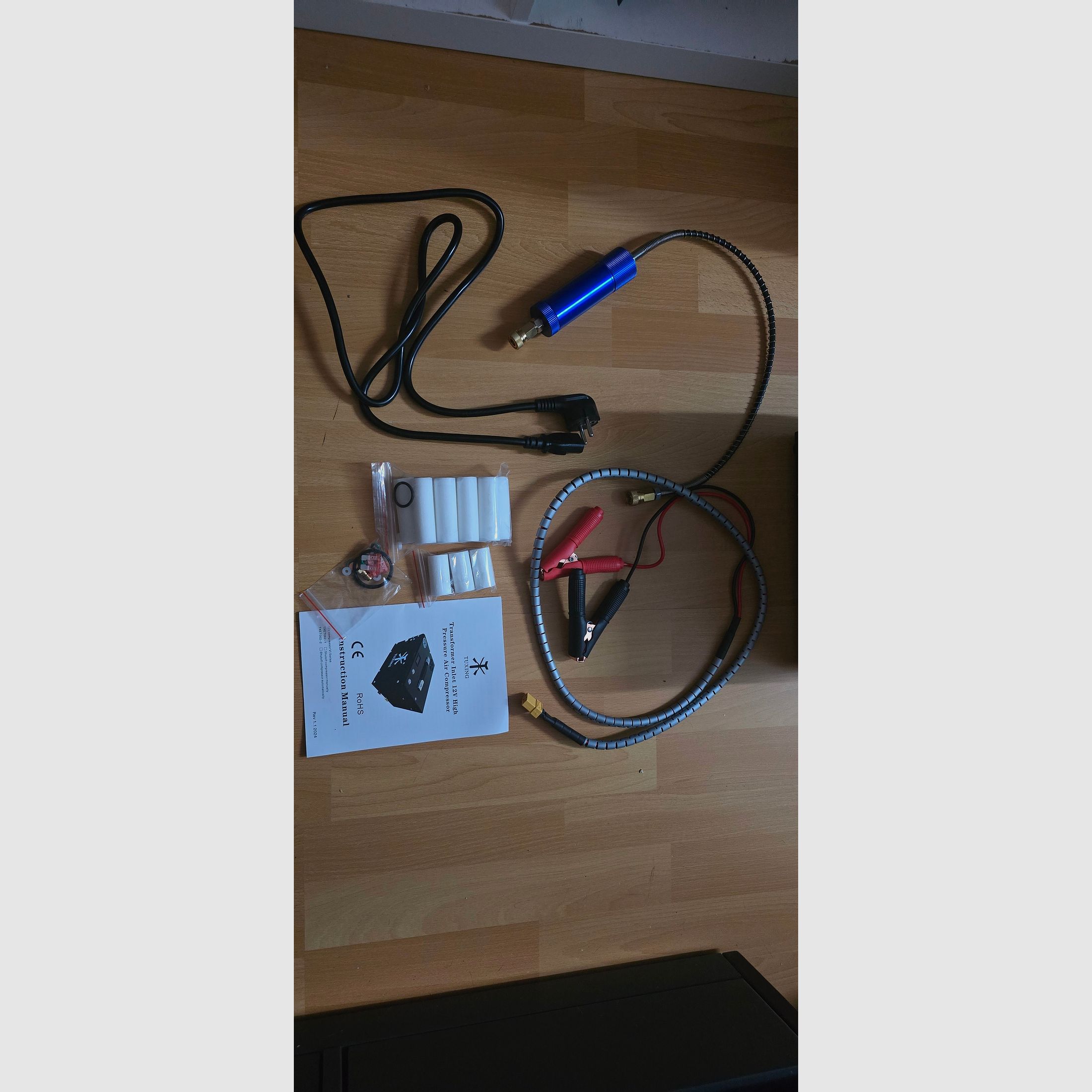 Hatsan Herkules 7,62 met compressor en accessoires