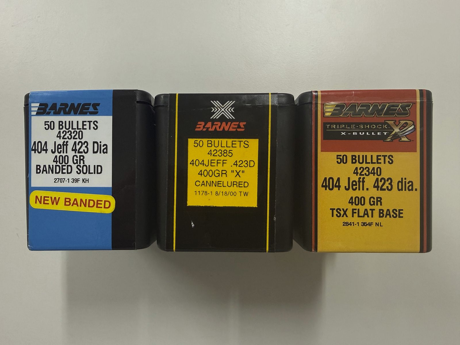 .404 Jeffery Barnes Geschosse Originalverpackt