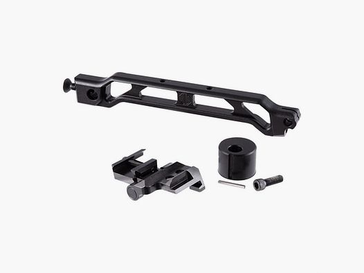 JMAC CUSTOMS 8-INCH RAISED ARM BAR WITH BRACE ADAPTER AND JMAC 1913 FOLDI