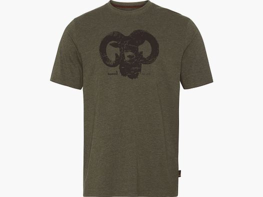 Seeland Outdoor T-Shirt Hombre Verde Abeto Melange - M